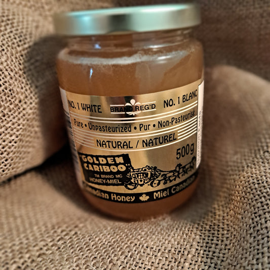 Raw unpasteurized honey - Lillooet, BC