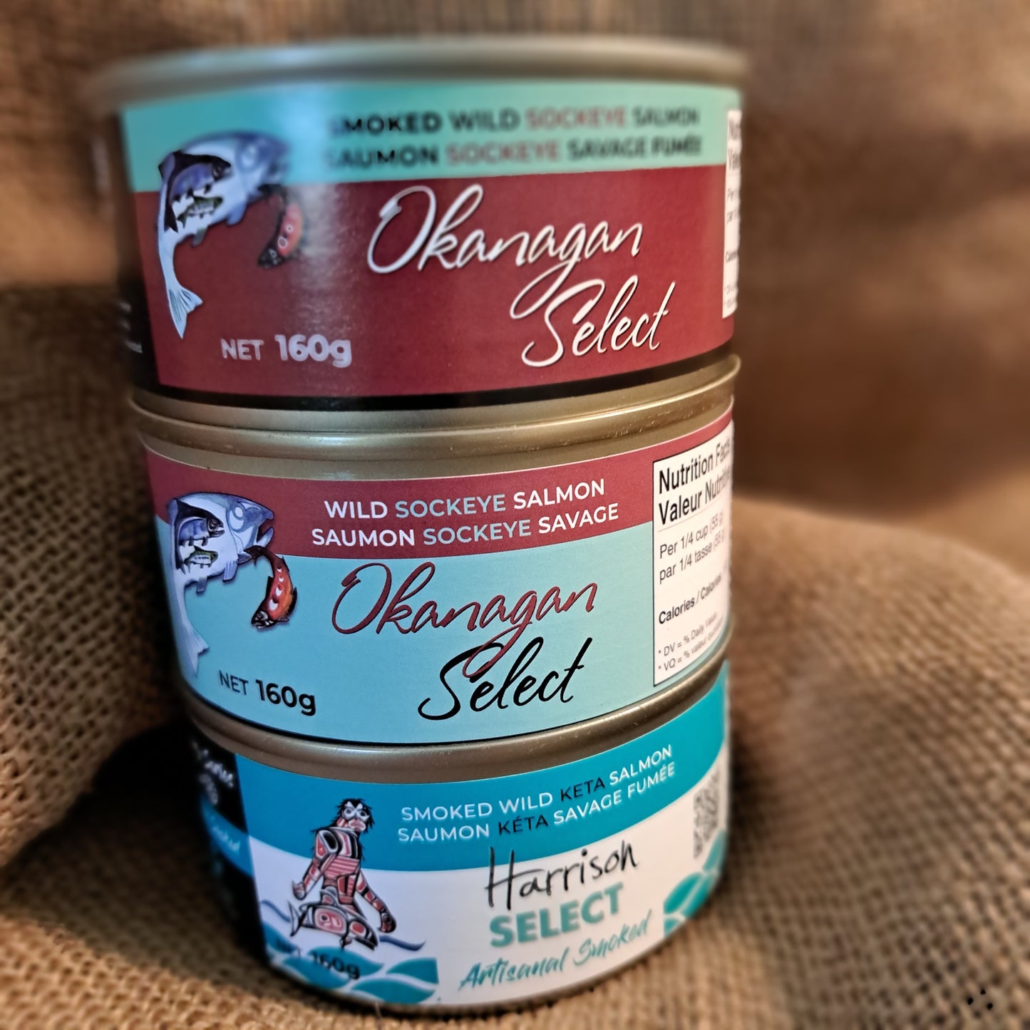 Sockeye salmon 160g (canned)