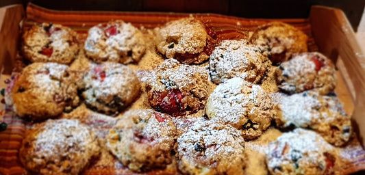Sourdough Raspberry Chocolate scones - Beaver Valley