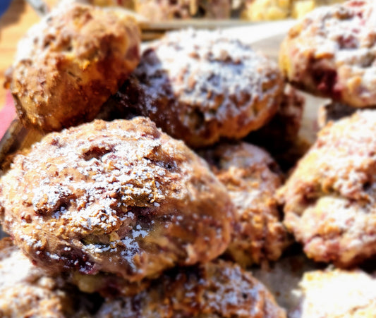 Sourdough Haskap scones - Beaver Valley