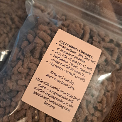 Wool Pellet Garden Fertilizer