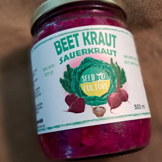 Beet Sauerkraut - Lillooet, BC