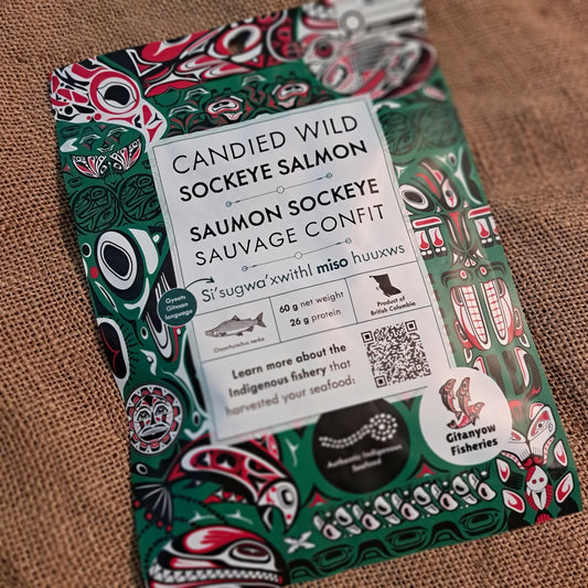Candied Wild Sockeye salmon