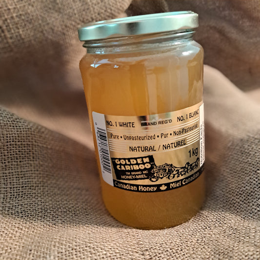 Raw unpasteurized honey - Lillooet, BC