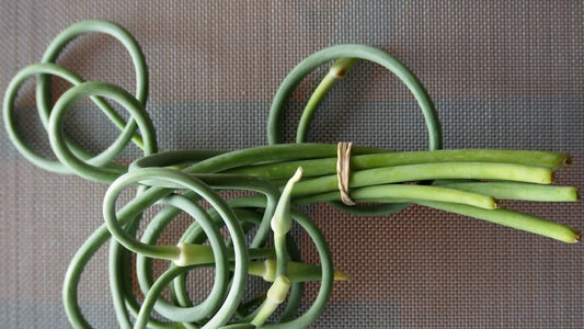 Garlic scapes